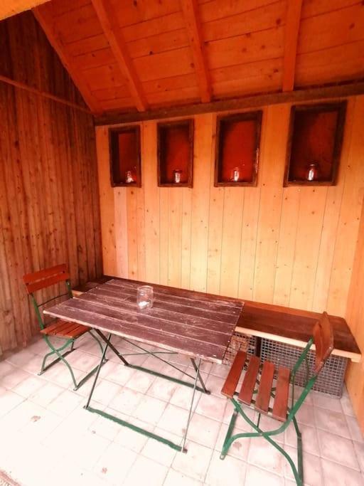 5Sterne Ferienwohnung Im Fachwerk Mit Bergblick In Alleinlage Und Grossem Garten, Infrarotkabine Humberg Exterior foto